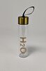 DigitHome C1-1-18 H2o Metal Kapaklı 0.45 L Altın Cam Matara