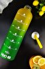 Digithome H2O Çift Renkli Motivasyon Cam Matara Su Şişesi 1000 CC Sarı - H2O87184 - HYT C1-1-18