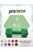 Proforce VDB Dışı Vinil Kaplı İçi Çelik Döküm Yeşil Ağırlık Dambıl 4 KG - 1 Adet