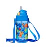 Smiggle Glide Teeny Tiny Dinossi Tasarımı 400 ML BPA'sız Gizli Pipetli Suluk Mavi