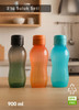 Jet's Home 3'lü Suluk Bpa Free Ofis-Spor-Okul Matarası PP-5 Siyah-Turuncu-Mavi 900 ML