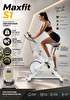 Max Fit S1 Spinbike Direnç Ayarlı Nabız Ölçerli Ayarlanabilir Sele ve Gidon