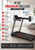 VFit By Premium Delux Koşu Bandı 20 Kademe Eğim Brushless Katlanabilir 15 Km/S Bluetooth Özellikli Siyah Koşu Bandı