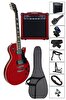 Midex GRX200RD-AMP Üst Segment 20 Watt Amfili Elektro Gitar Set