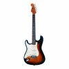 SX Stratocaster 3-Tone Sunburst Solak Elektro Gitar
