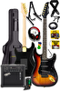 Midex GLC-40SB-AMP Sunburs Elektro Gitar Seti