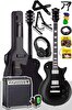 Midex GRX-200BK-30-AMP Profesyonel Elektro Gitar Seti 30 Watt Gainli Amfi Ve Full Set (H-H)