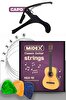 Midex KGX-10C Klasik Gitar Teli Takımı Pena ve Capo Seti