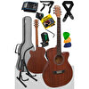 Midex PHX-188ST Ekolayzerli Elektro Akustik Gitar 4/4 Gerçek Ağaç (Stand Gigbag Askı Capo Tuner)