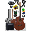 Midex PHX-188AMP Elektro Akustik Gitar 4/4 (Amfi Gigbag Tuner Askı Capo Jak Kablo)