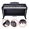 Jwin Sapphire SDP-215B Çekiç Aksiyonlu Siyah Dijital Piyano - Tabure - Kulaklık