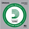 D'Addario NW062 Elektro ve Akustik Tek Tel 5'li Paket
