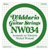 D'Addario NW034 Nickel Wound Elektro Gitar Tek Tel
