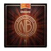 D'Addario NB1047 Nickel Bronze Akustik Gitar Teli Extra Light 10-47