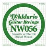 D'Addario NW056 Nickel Wound Elektro Gitar Tek Tel