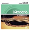 D'Addario EZ920 012 Akustik Gitar Teli 85-15 Med Lite