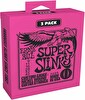 Ernie Ball P03223 Super Slinky Elektro Tel Seti 3'lü Paket