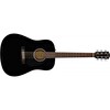 Fender CD-60S Dreadnought Black Akustik Gitar