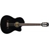 Fender CN-140SCE Nylon Thinline Black Elektro Klasik Gitar