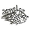 Fender Pickguard/Control Plate Mounting Screws 24 Chrome Gitar Yedek Parça