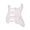 Fender Pickguard Stratocaster S/S/S 11-Hole Mount White Pearl 4-Ply Pickguard