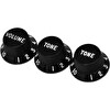 Fender Knob Strat 1V/2T BLK