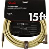 Fender Deluxe Düz/L Uçlu 4m Tweed Enstrüman Kablosu