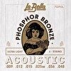 La Bella Golden Alloy Akustik Bas Gitar Teli (040-095)