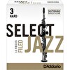 Rico Jazz Select RSF10SSX3H Soprano Saksafon Kamış No:3 Hard