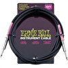 Ernie Ball P06048 Düz Siyah 3 M Enstrüman Kablosu