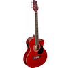 Stagg SA20ACE-RED Elektro Akustik Gitar