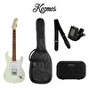 Kozmos KGP-STG20HSS-OWH Beyaz Elektro Gitar Seti