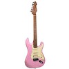 Peavey Raptor Lightning Bolt ST HSS Stratocaster Elektro Gitar Pembe