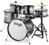 Stagg TIM JR 5/16B BK 5 Parça Çocuk Akustik Davul Seti Siyah