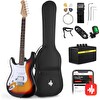 Donner DST-100SL Solak Elektro Gitar Seti Güneş Patlaması