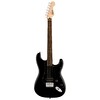 Squier Sonic Stratocaster Sabit Köprü H Hint Defnesi Klavye Pena Koruyuculu Siyah Elektro Gitar