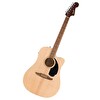 Fender California Debut Redondo CE Dreadnought Ceviz Klavyeli Natürel Elektro Akustik Gitar