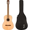 Fender CN-30 Geniş Ağızlı Ceviz Klavye Naturel Taşıma Çantası Dahil Klasik Gitar