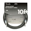 Fender Ombre Düz/Düz Uçlu 3 M Gümüş Dumanı Enstrüman Kablosu