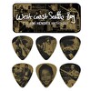 Jim Dunlop Jimi Hendrix Batı Yakası 6'lı Ağır Pena Seti