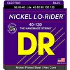 DR NLH5-40 Nickel Lo-Rider 5 Telli Bas Gitar Teli Hafif 40-120