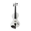 Kinglos CWDS-W1311 Karbon Fiber 4/4 Elektro Keman Beyaz