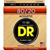 DR HA-11 Hi-Beam 80/20 Akustik Gitar Teli Özel Hafif 11-50