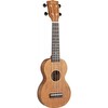 Mahalo MS1TBR Slimline Serisi Küçük Boy Ukulele Şeffaf Kahverengi