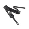Leatherton LT Fastback Hakiki Deri Gitar Askısı Siyah