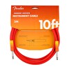 Fender Ombre Tequila Sunrise Düz - Düz Uçlu Enstrüman Kablosu 3 M