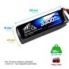 Leopard Power 3300mAh 7.4V 2S 30C Lityum Polimer Lipo Batarya Pil T Plug