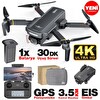 SJRC F5S Pro+ Plus 4K + 3.5KM Menzil + 30 Dakika Uçuş Süresi + Çanta+EIS Gimbal + Takip Modu Kameralı Drone Seti