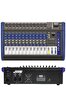 Midex MP-1000 2X500W DSP Efekt EQ USB 12 Kanal Power Amfili Mixer