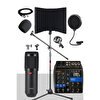 Lastvoice Pack Set-3 BM800 Mikrofon + Stand + Yalıtım Paneli + Filtre + Stüdyo Mikser